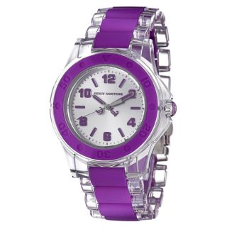 Juicy Couture Womens 1900868 Rich Girl Purple Plastic Watch