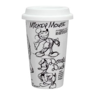 Zrike Disney Sketchbook 11 oz. Mickey Double Wall Travel Mug