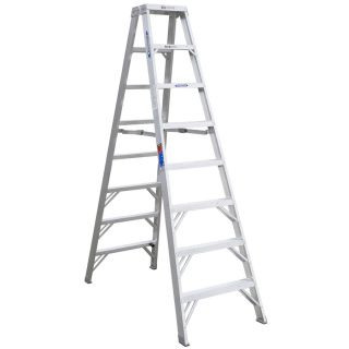Werner 8 ft Aluminum 300 lb Type IA Twin Step Ladder