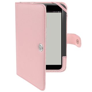 BasAcc Light Pink Leather Case with  Nook HD