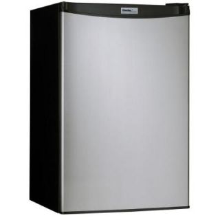 Danby 4.4 cu. ft. Mini Refrigerator in Stainless Look DCR044A2BSLDD
