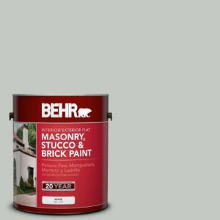 BEHR Premium 1 gal. #MS 66 New England Grey Flat Interior/Exterior Masonry, Stucco and Brick Paint 27001