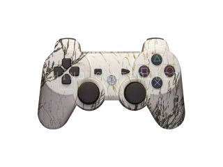 PS3 controller  Wireless Glossy  WTP 247 Prairie Ghost Snow Ghost Custom Painted  Without Mods