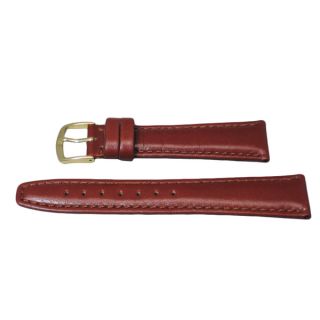 Hadley Roma Genuine Leather Watch Band with Stitch Trim   16149860