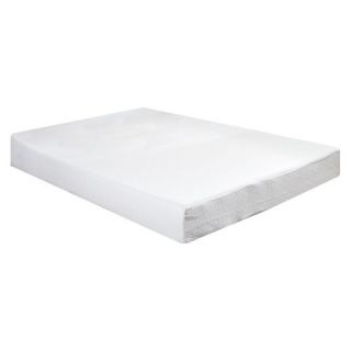 Raintree Memory Foam 6 Mattress   White (Full)