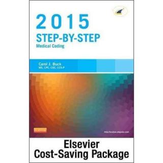 Step by Step Medical Coding 2015 + Workbook + ICD 9 CM 2015 for Hospitals Volumes 1, 2, & 3 Professional Edition + HCPCS 2015 Professional Edition + CPT 2015 Professional Edition