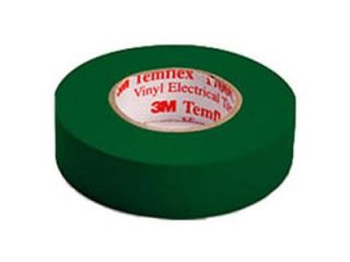 3M 1700C GREEN TEMFLEX Temflex™ Vinyl Electrical Tape, 3/4" x 60', Green