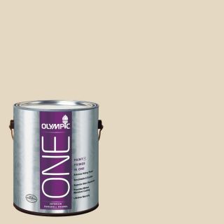 Olympic ONE Almond Paste Eggshell Latex Interior Paint and Primer In One (Actual Net Contents 124 fl oz)