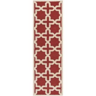 Safavieh Cambridge Rust/Ivory 2 ft. 6 in. x 12 ft. Runner CAM125L 212