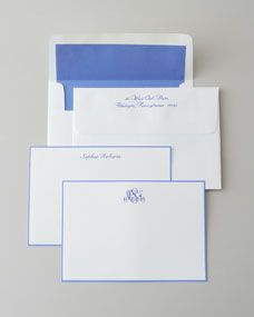 Periwinkle Bordered Cards