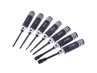 7 in 1 RC Tool Screwdriver for RC Trex 450 Helicopter in Black