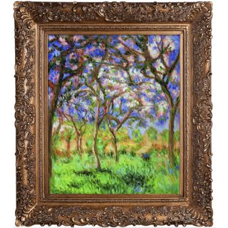 Giverny in Springtime by Claude Monet Framed Painting Print by Tori