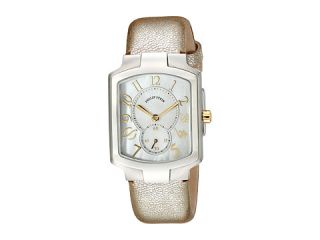 Philip Stein Small Classic Mother of Pearl Dial on Gold Calf