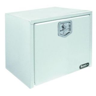 Buyers Products Company 30 in. White Steel Underbody Tool Box with T Handle Latch 1704403