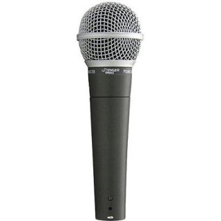 Pyle Professional Moving Coil Dynamic Handheld Microphone, Black