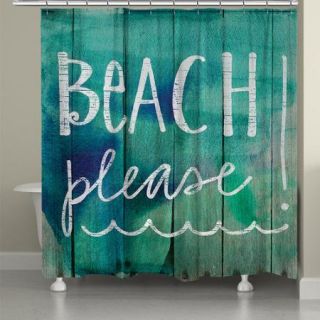 Laural Home Beach Please Shower Curtain