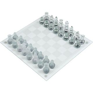 Trademark Games Deluxe Glass Chess Set