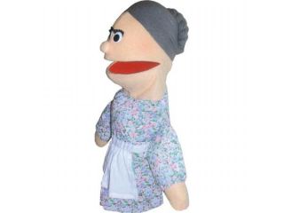 Get Ready 306C Grandma puppet  Caucasian  18 inch