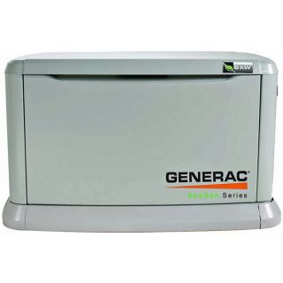 Generac EcoGen™ Air-Cooled Standby Generator — 6kW, Model# 5818  Residential Standby Generators
