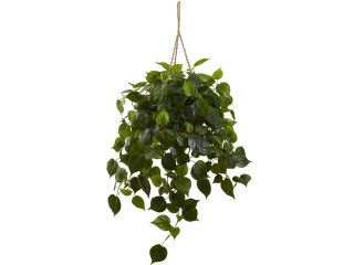 Nearly Natural UV Resistant Indoor/Outdoor Philodendron Hanging Basket