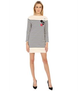 Marc by Marc Jacobs Breton Stripe Dress New Prussian Blue Multi