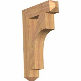 Ekena Millwork 5.5 in. x 38 in. x 26 in. Western Red Cedar Westlake Craftsman Smooth Bracket BKT06X26X38WTL04SWR