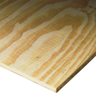 Pine Sheathing Plywood (Common 1/4 x 2 x 2; Actual 0.234 in x 23.75 in x 23.75 in)