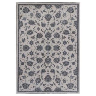 Kas Rugs Classy Style Ivory/Grey 2 ft. x 3 ft. 7 in. Area Rug MNA51742X37