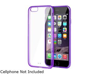 Insten Clear / Blue Bumper , Clear / Purple Bumper 2 packs of Snap in Case Covers for Apple iPhone 6 Plus 5.5" 1985317