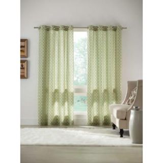 Home Decorators Collection Green Grommet Curtain   52 in. W x 84 in. L (Price Varies by Size) calypso 300 400