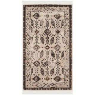 Safavieh Serenity Creme/Brown 3 ft. 3 in. x 5 ft. 3 in. Area Rug SER208F 3