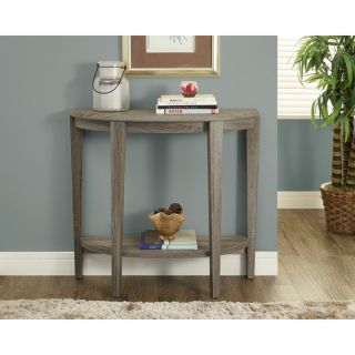 Dark Taupe Reclaimed Look Hall Console Accent Table