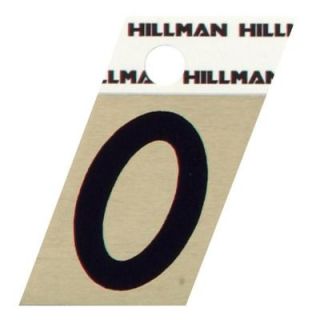 The Hillman Group 1 1/2 in. Aluminum Angle Cut Letter O 840522