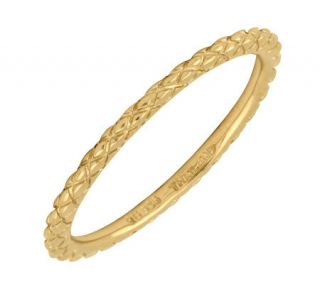 Simply Stacks Sterling 18K Yellow Gold Plated 1.5mm Ring   J298850 —