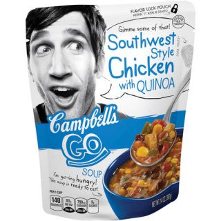 Campbell's Go? Soup Southwest Style Chicken with Quinoa 14 oz. Stand Up Bag