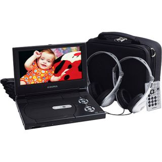 Audiovox D1988PK 9" Slim Line Portable DVD Player Package System