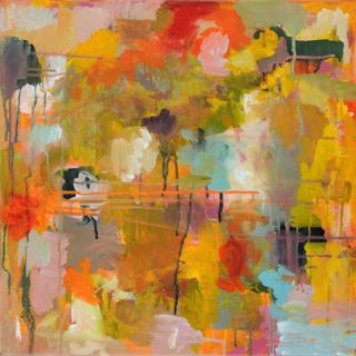 Let Go by Lesley  Painting Print on Wrapped Canvas by GreenBox