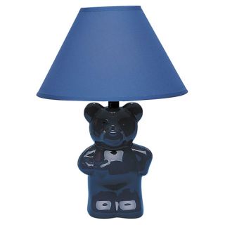 ORE Ceramic Teddy Bear 7.5 H Table Lamp with Empire Shade
