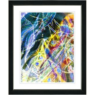 Right as Rain   Blue by Zhee Singer Framed Fine Art Giclee Painting