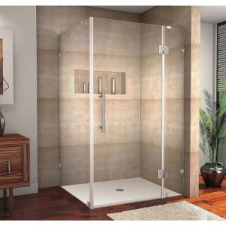 Aston Avalux 48 in. x 30 in. x 72 in. Completely Frameless Shower Enclosure in Stainless Steel SEN987 SS 4830 10