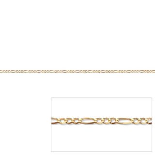 PalmBeach Tailored 10k Yellow Gold Figaro Link 1.6 mm Chain   17581754