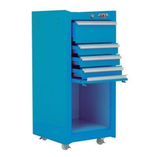 Viper Tool Storage 16 in. 4 Drawer Tool/Salon Cart in Teal V1804TLR