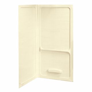 American Standard 38 in W x 38 in L x 72 in H Bone Shower Wall Surround Corner Wall Panel