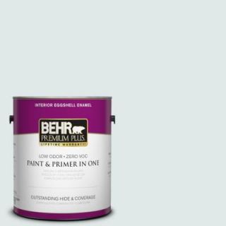 BEHR Premium Plus 1 gal. #BL W1 Calm Eggshell Enamel Interior Paint 205001