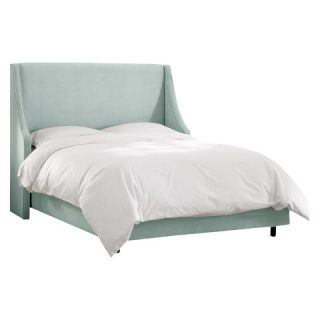 Skyline Custom Upholstered Swoop Wingback Bed