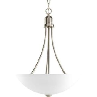 Progress Lighting Gather Collection 2 Light Brushed Nickel Foyer Pendant P3914 09