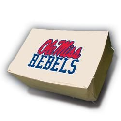 Ole Miss Runnin Rebels Rectangle Patio Set Table Cover  