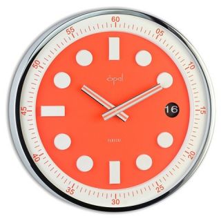 Opal Decorative Stainless Steel Case Clock With Date Like Wrist Watch