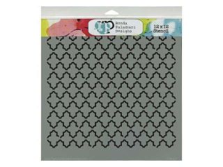 Crafters Workshop TCW 427 Crafters Workshop Template 12 in. X12 in.  Quatrefoil Reversed