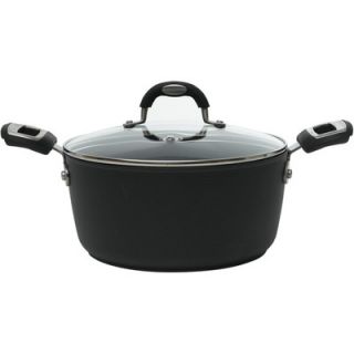 Taormina Induction 5 qt. Non Stick Dutch Oven with Vented Glass Lid by